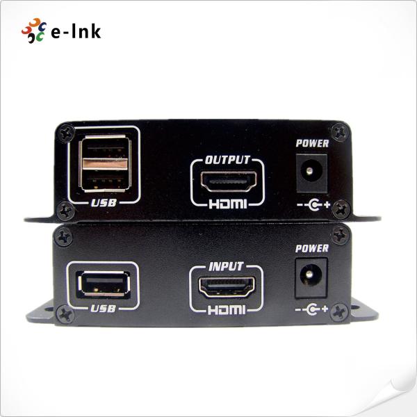Extensor de fibra óptica HDMI KVM de 1080P