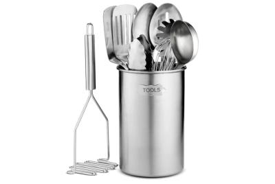 Não OEM de aço inoxidável de Fingerprintfree dos grupos do utensílio da cozinha da vara disponível