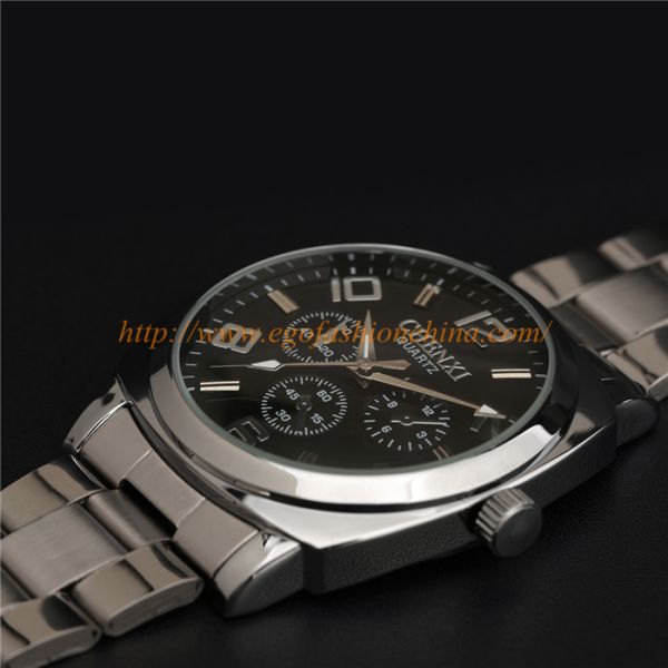 012C Stainless Steel Watch Luxury Imitation Diamond Watch Quartz Analog Watches Man Watch