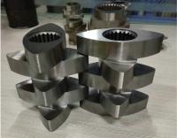 Tornillo de estructura modular y barril para extrusora de plástico de doble tornillo