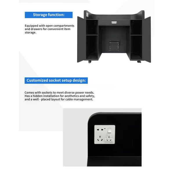 ELLIPSETABLE EDGECURVED LED DISPLAY TABLE