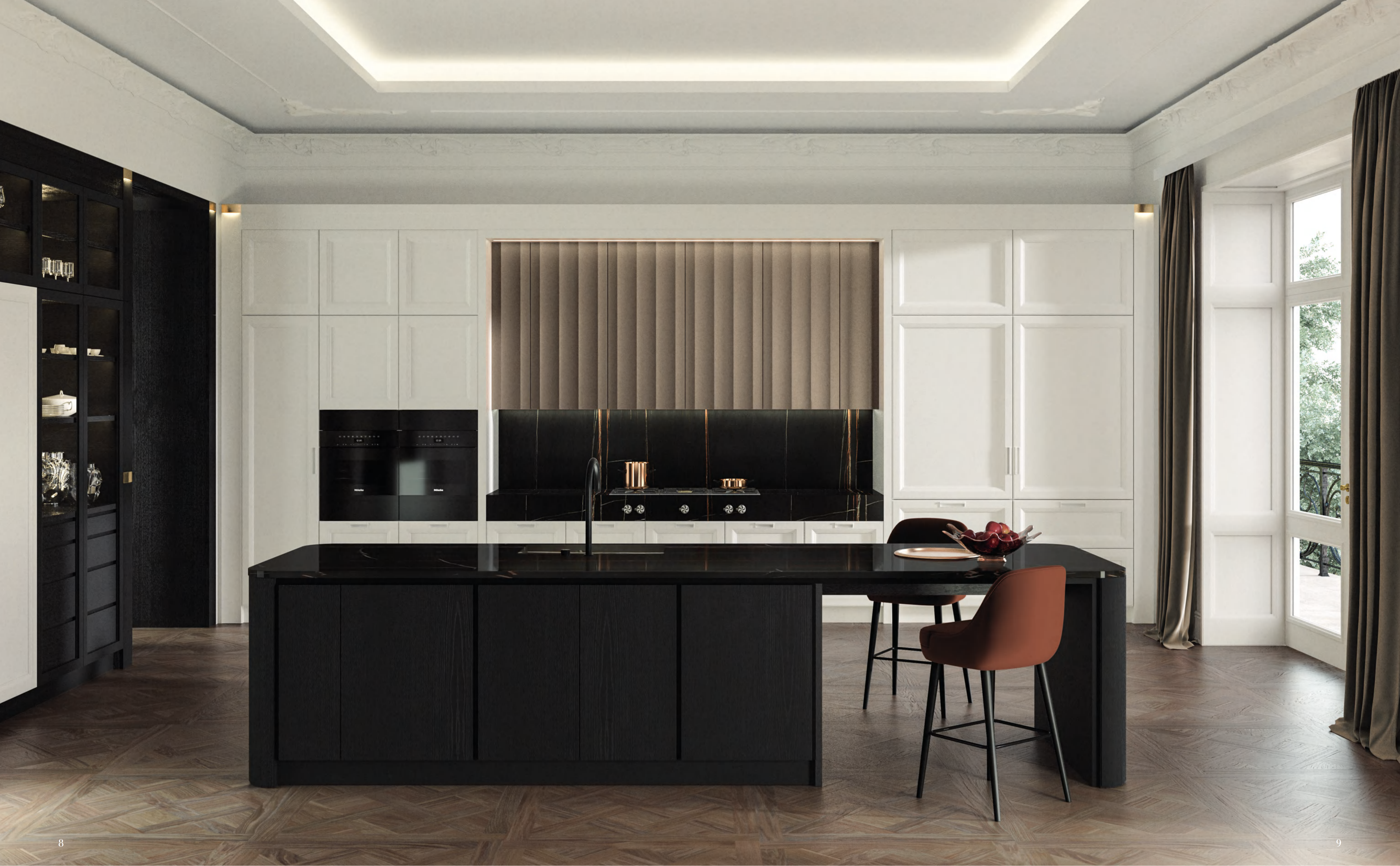 Modern Stainless Steel Sideboard Cabinet Odor Resistant For Dining Rooms