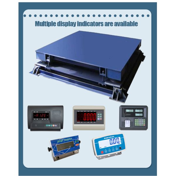 Digital Buffering Weighing Balance Floor Scale Capacity 50 ton For Strip Coil Weighing