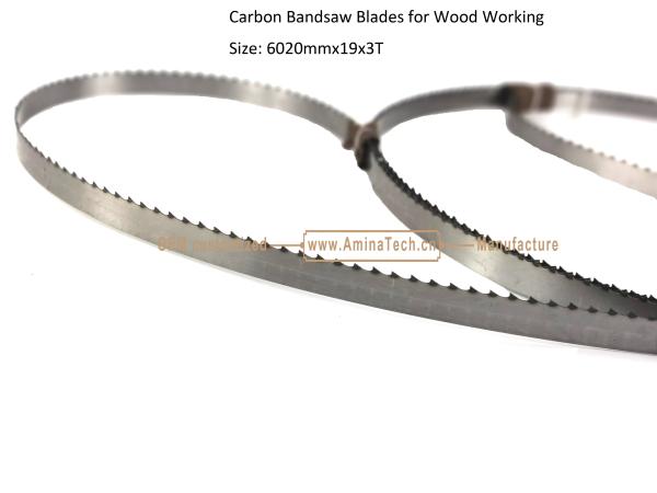 Carbon Bandsaw Blades for Wood Working Size: 6020mmx19x3T,Cutting Wood