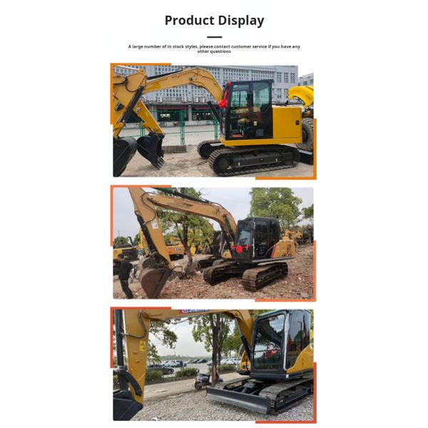 Excavadora com motor Cummins modelo 245Y de segunda mão