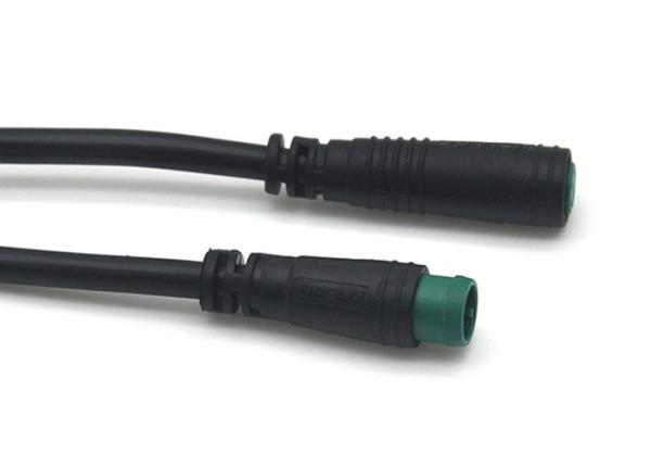 Conectores de cabo elétrico impermeáveis de encaixe diretos, conectores elétricos impermeáveis para a bicicleta elétrica