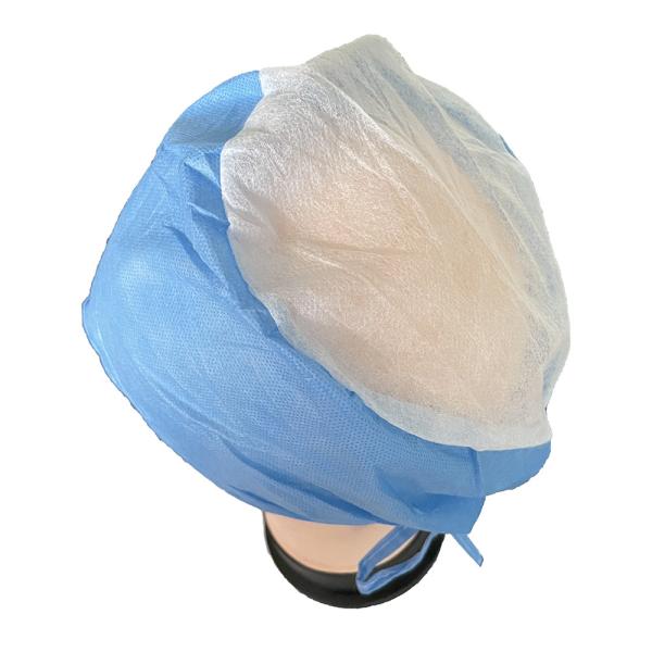 2 Pack Unisex Nurse Hat Surgical Doctor Cap Scrub Buckle Caps Medical