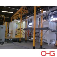 Customized Automatic Powder Coating Line Equipment With PVC Spray Booth