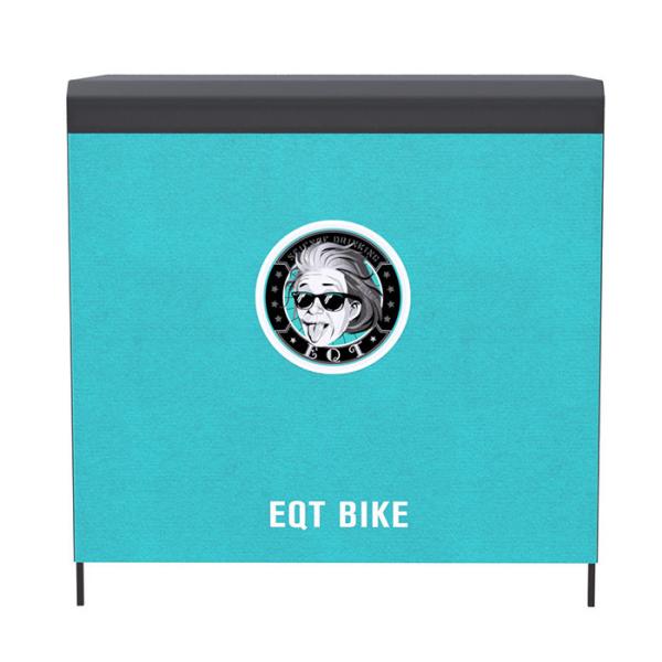 Good Appearance Mobile Cart Awning , Black / White Outdoor Bicycle Awning