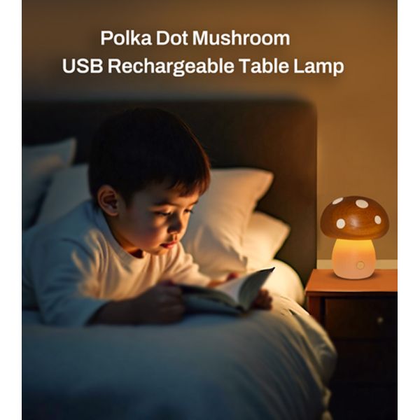 Cute Mushroom Shape Table Astmosphere Night  Lamps for Children Gift