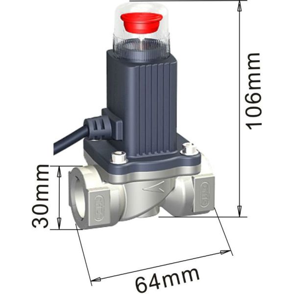 2/Двухсторонний 50kPa газ выключенным пневматические электромагнитные клапаны GSV-15, GSV Ду15-20, Ду20