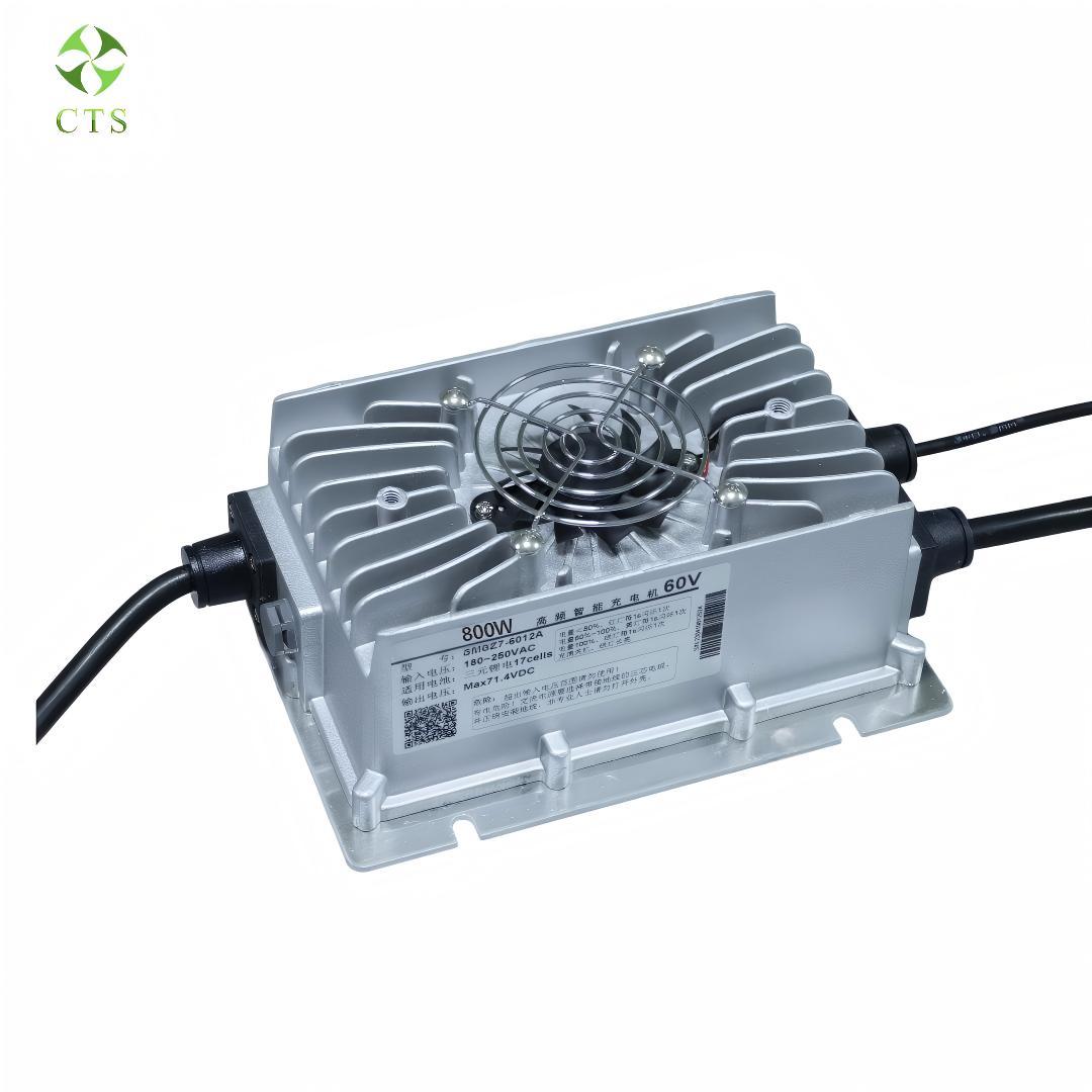 CTS 800W Intelligent Battery Charger for Electric Vehicles, Golf Carts