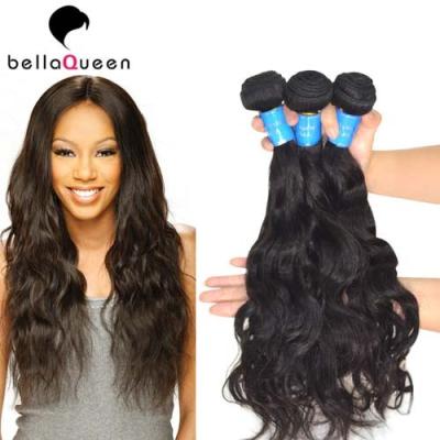 10 polegadas - 30 avançam cabelo indiano preto natural não processado do Virgin do estilo da onda de água