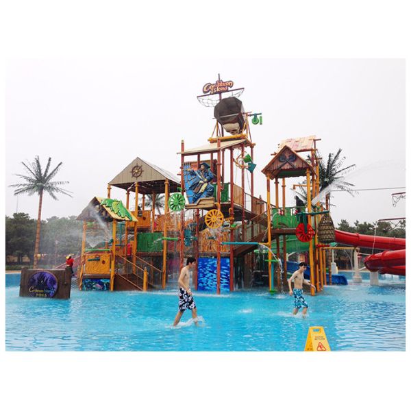 Outdoor 30 People ISO Water Playground Equipment