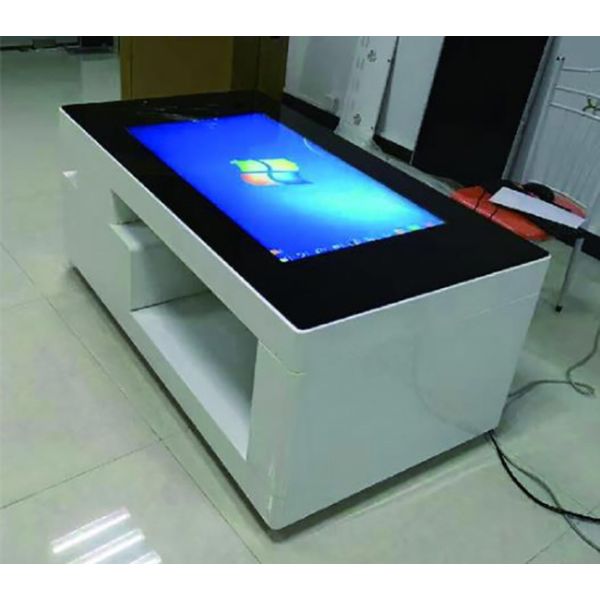 Custom Size 43 Inch Lcd Screen Table Advertising Player Multi Interactive 4K Waterproof Android Touch Screen Smart Coffee Table