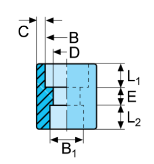 Socket Weld Reducer Stainless Steel Half Coupling EN 10204/3.1 Dual Marked / Certified