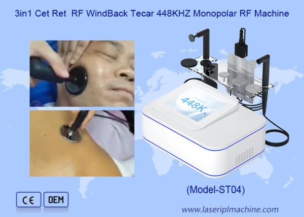 448khz Cet Ret Resistive RF Pain Relief Tecar Therapy Machine