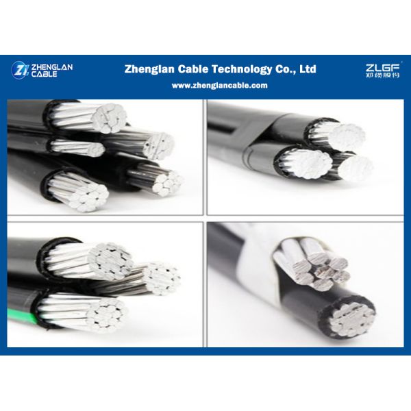 3560:1 провода AS/NZS надземного дуплекса изолированного кабеля 1kv Triplex квадруплексное надземное