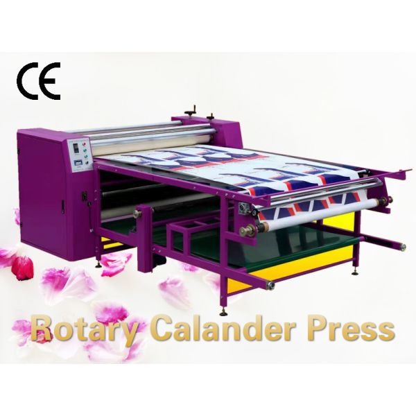 Машина прессы жары ролика машины переноса прессы жары ткани календаря ткани планшетная