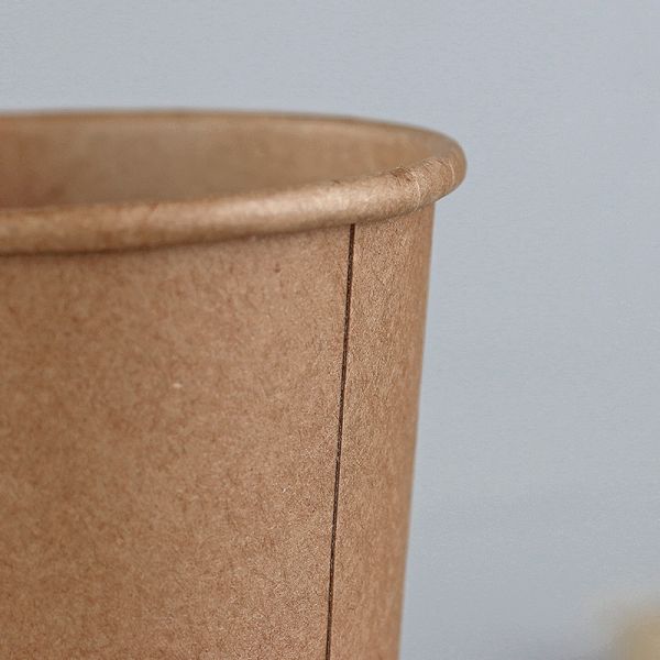 Эко- дружелюбный фильм ПЭ кофейных чашек 8оз бумаги Крафт 250кк одностеночный