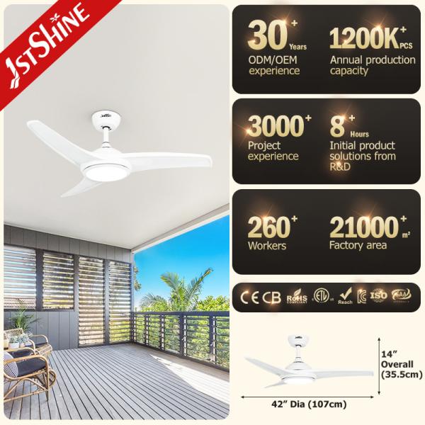 cor de 220V 50HZ que muda iluminando o fã de teto com controlo a distância