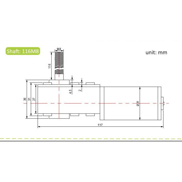 Мотора шестерни 7NM 12V замок собственной личности вращающего момента реверзибельного регулируемого высокий
