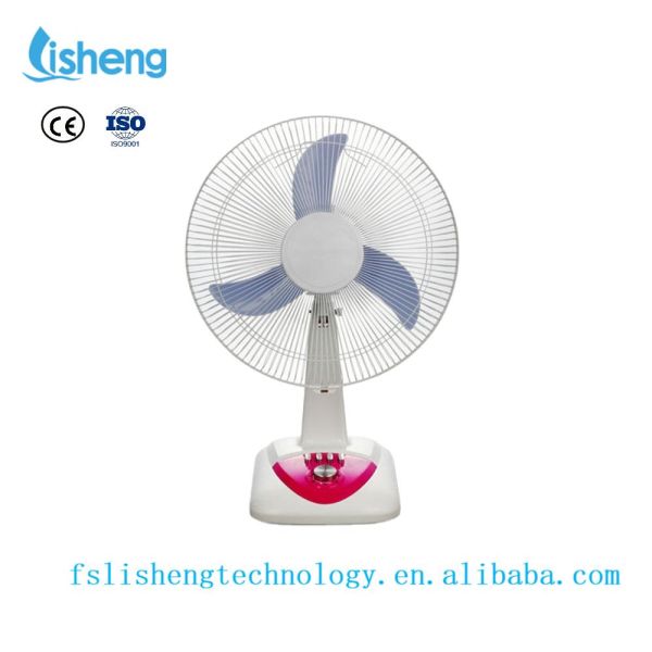 12V   AC  DC table fan 16 inch brush less motor portable table fan with adapter