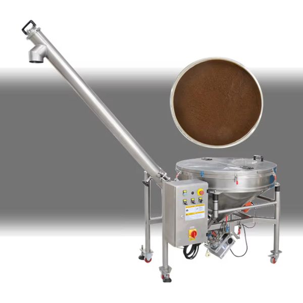 Convoyeur à vis personnalisé, convoyeur à vis Élévateur à vis vertical en acier inoxydable pour le chargement de trémie pour le maïs, le blé, le riz et les céréales