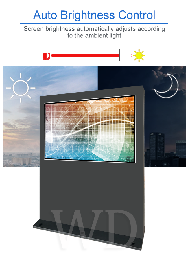 65INCH Outdoor TV Wireless Update Advertising content Super bright