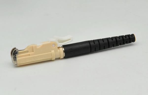 ZGT Fast Connect Fiber Connectors , E2000 Fiber Connector With Ceramic Sleeve