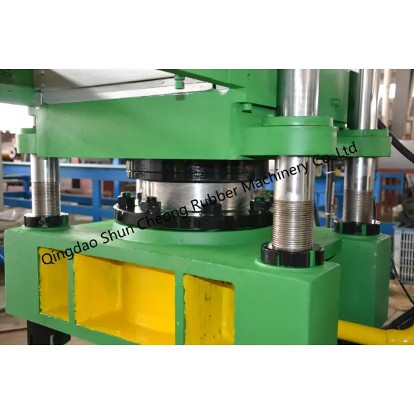 100 Ton Pressure PLC Control Vertical Structure Rubber Vulcanizing Press Plate Vulcanizing Machine