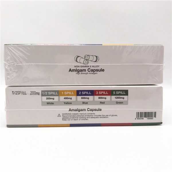 High Strength Dental Light Cure Unit Amalgam Capsule 1/2SPILL 200mg