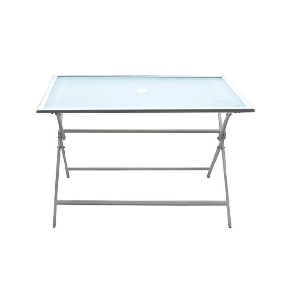Square Tempered Glass Patio Table