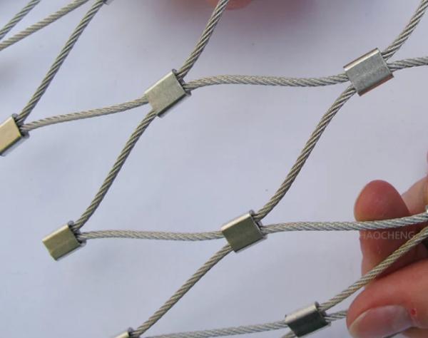 Flexible Stainless Steel Rope Mesh 316 Grade Woven Wire Cable Net for Rooftop Safety Fall Arrest Systems Design