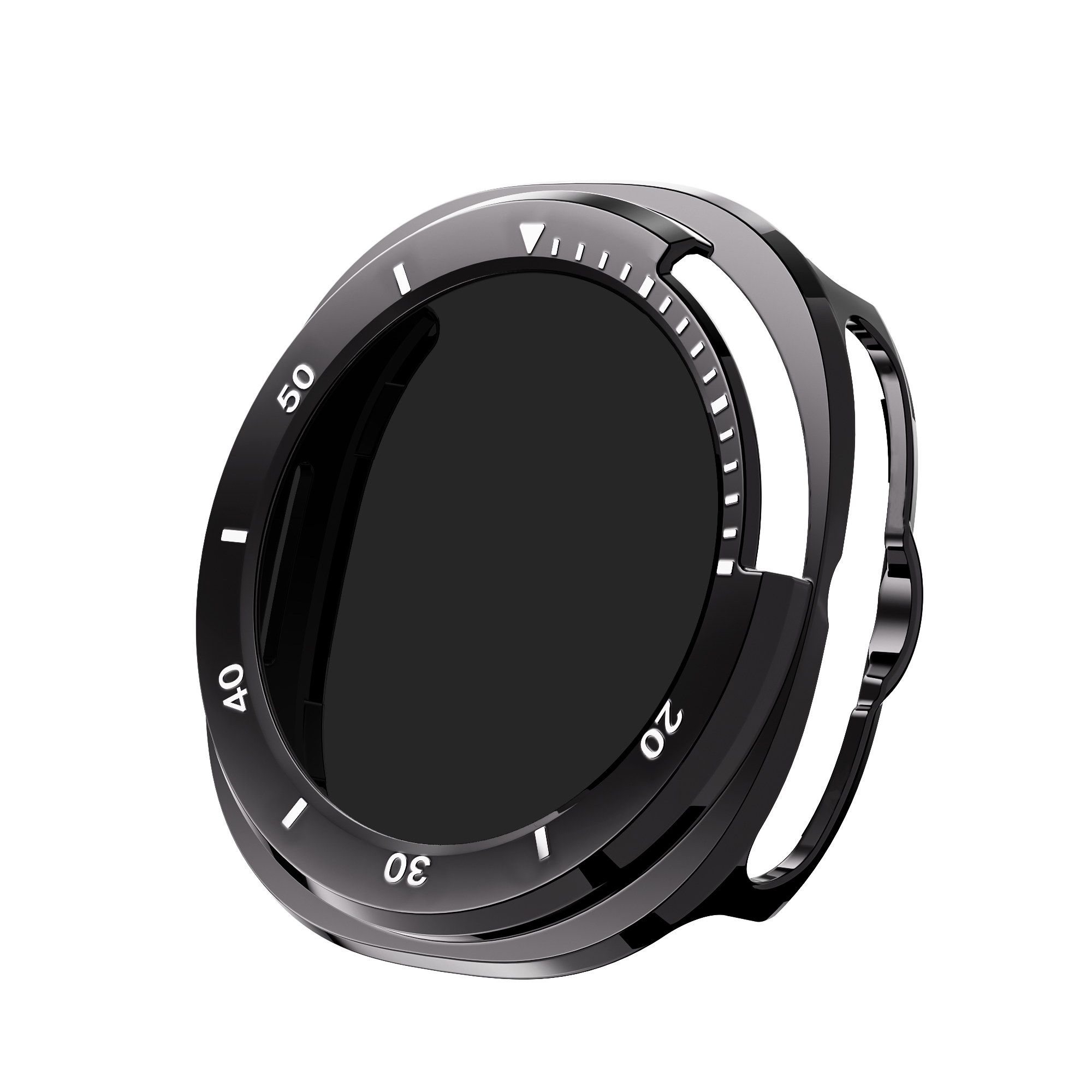 Anti Spy Tempered Glass Case With Scale for Samsunhg Galaxy Watch 8 Classic  Watch Cover Case Accessories