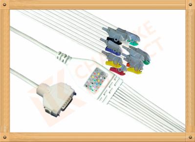 Fukuda Denshi Ecg Monitor Cable Flexibility And Durability With 10 Leads