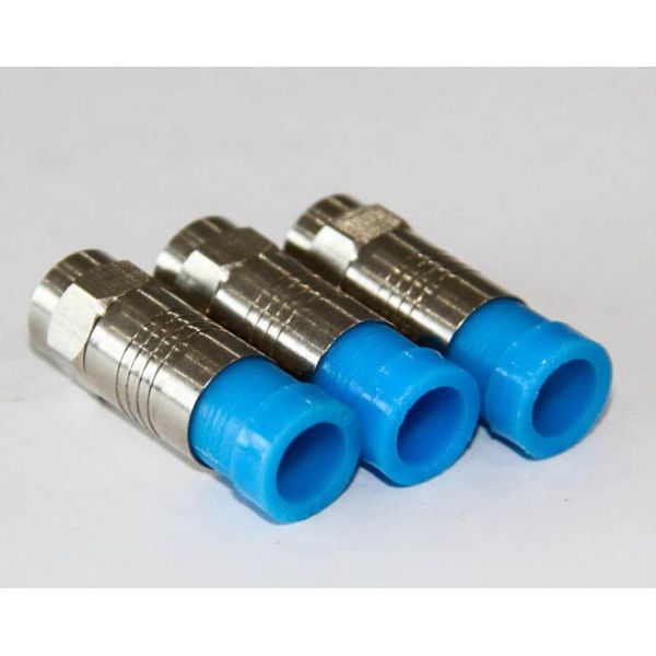 Brass Copper CATV Connector RG58 RG59 RG6 RG11 IEC 60169-24 Standard