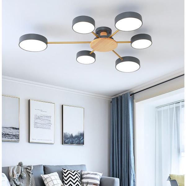 Bedroom living room ceiling chandelier bedroom nordic wooden ceiling light（WH-WA-18)