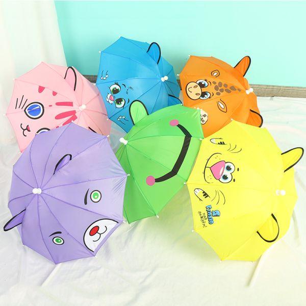 Lightweight Umbrella for Boys and Girls in Elementary School Creative Cartoon Design