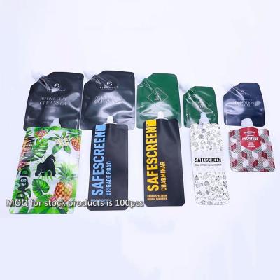 Customizable Glossy Matte Liquid Spout Pouch For Food Packaging Wholesale