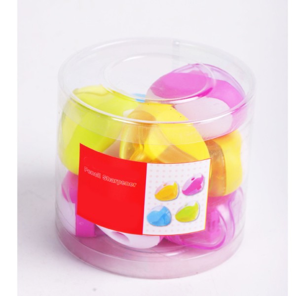 wholesale single hole plastic with scrape bin pencil sharpeners