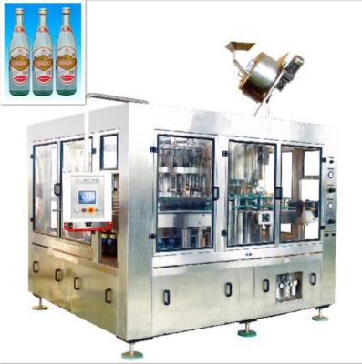 Siemens PLC Control Bottle Line Machine , 500ml Alcohol Filling Line