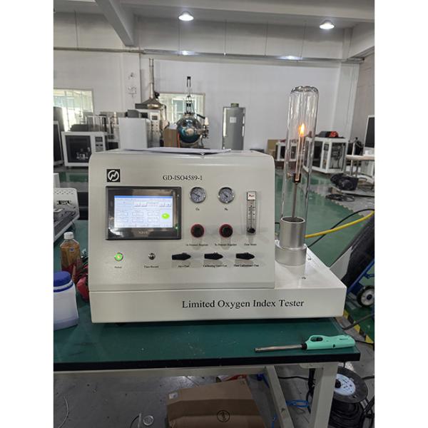 ISO 4589-2 Limiting Oxygen Index Tester for Plastic Rubber Flame Retardancy