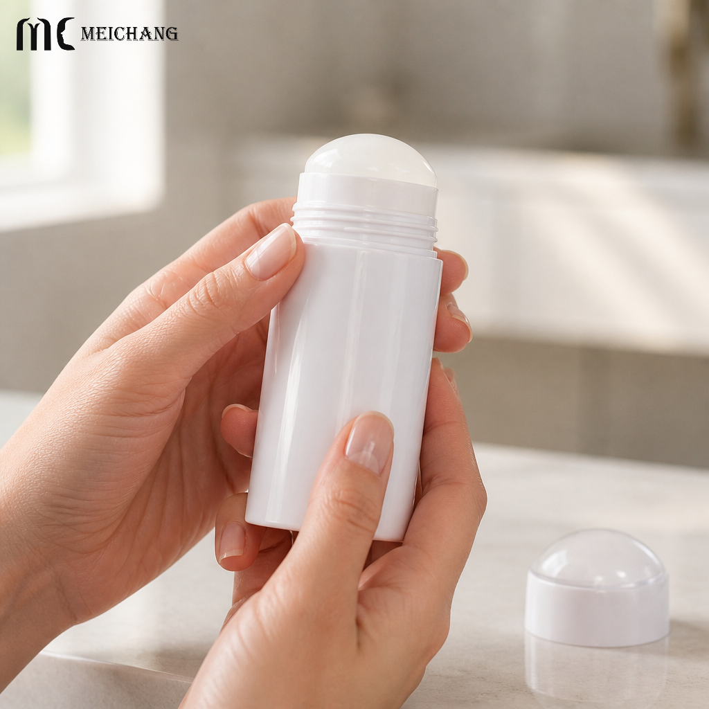15ml / 30ml / 50ml / 75ml Round Twist-Up Deodorant Stick Container(MC-XT-1121)