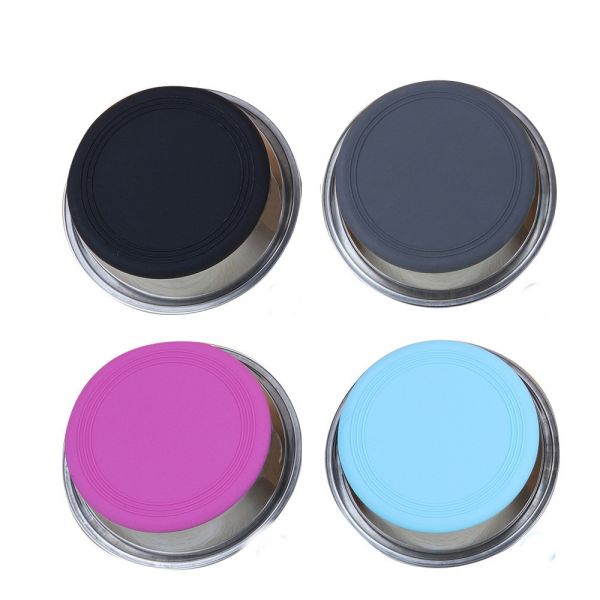 Поставки кота пьяницы фидера шара собаки шара кота силикона таза корма для домашних животных Анти--выскальзывания шара любимца нержавеющей стали