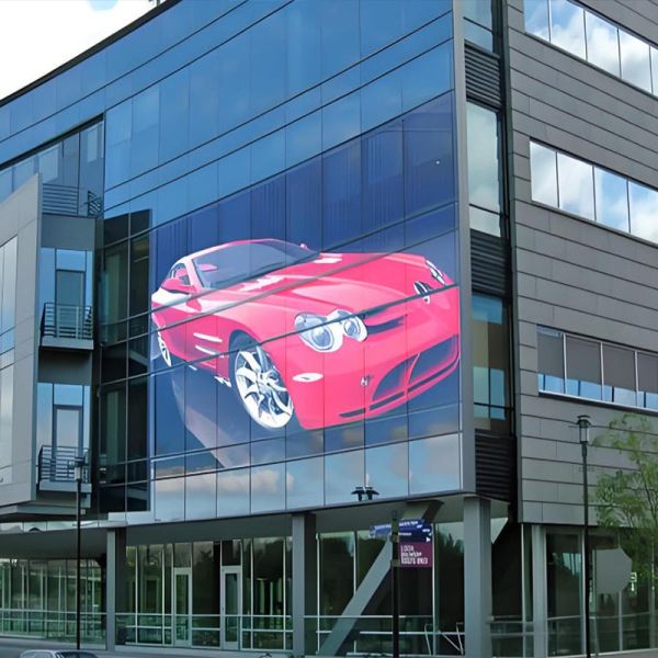 Slim Profile Transparent Led Panel With Magnetic Lock Led See Through Screen Anti Glare