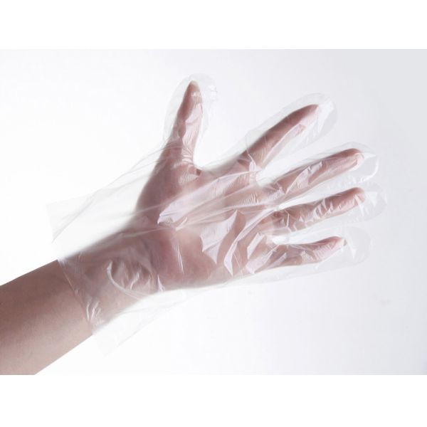 Professional Large Disposable Gloves Food Service / Plastic Gloves For Food Preparation