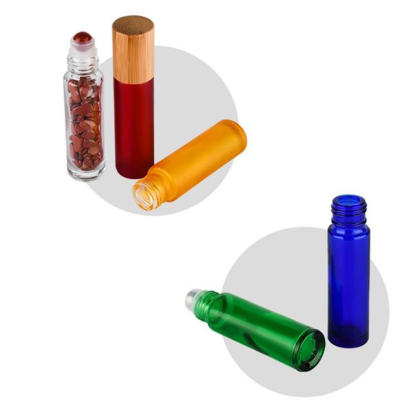 1/ эфирное масло пустое стеклянное Rollerball 3oz 10ml разливает черное покрытие по бутылкам