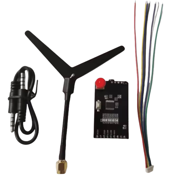 Kimpok Ultra Long Range 1.2G 1W VTX Drone Accessory Video Transmitter Switchable Power 25mW/200mW/1000mW FPV VTX 8CH