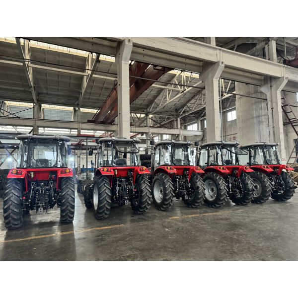 Agricultural Tractor with 12 Forward and 12 Reverse Gears, 73.5 kW Rated Power, and All Hydraulic Steering for Efficient Farm Operations
